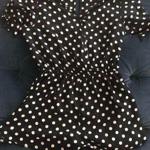 Bloomingdale’s Polka Dot Romper Size XL